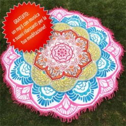Tappeto per meditazione mandala