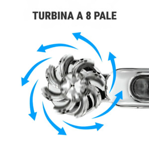 Alternative view of Luce LED ad energia eolica