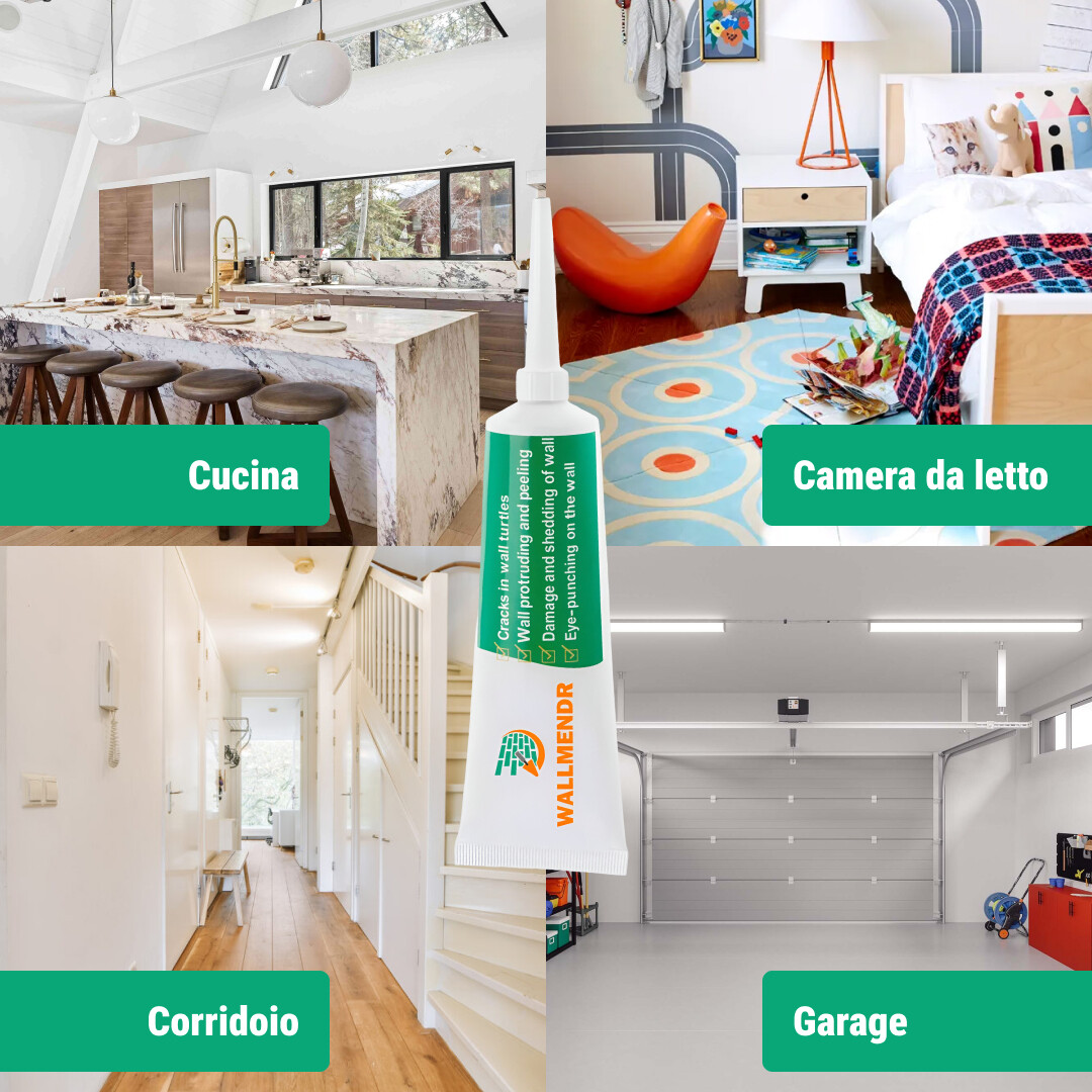 WALLMENDR® – Kit Riparazione Pareti & Copertura Macchie (1+1 GRATIS) - immagine 4