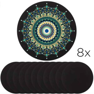 Cartone nero - Pittura mandala (8x)
