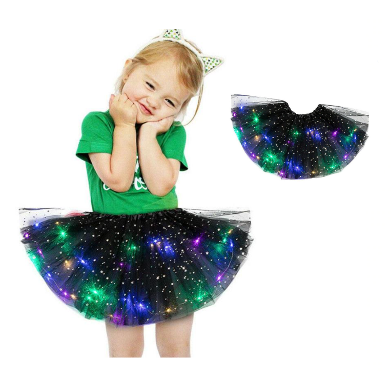 Gonna Tutu con LED multicolore - immagine 3