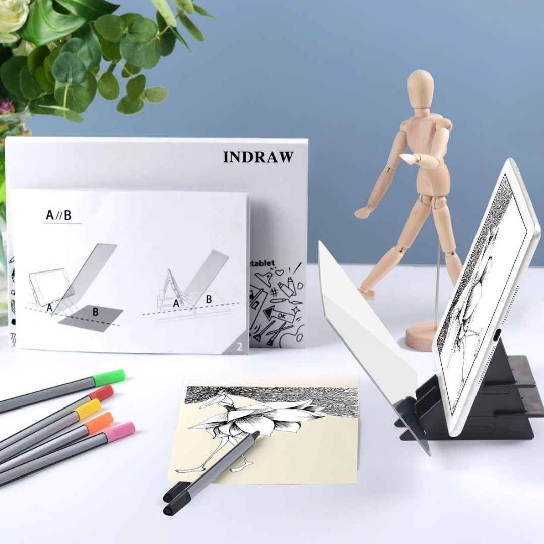 M DRAVE® Specchio Ottico con Supporto per Disegnare - immagine 3