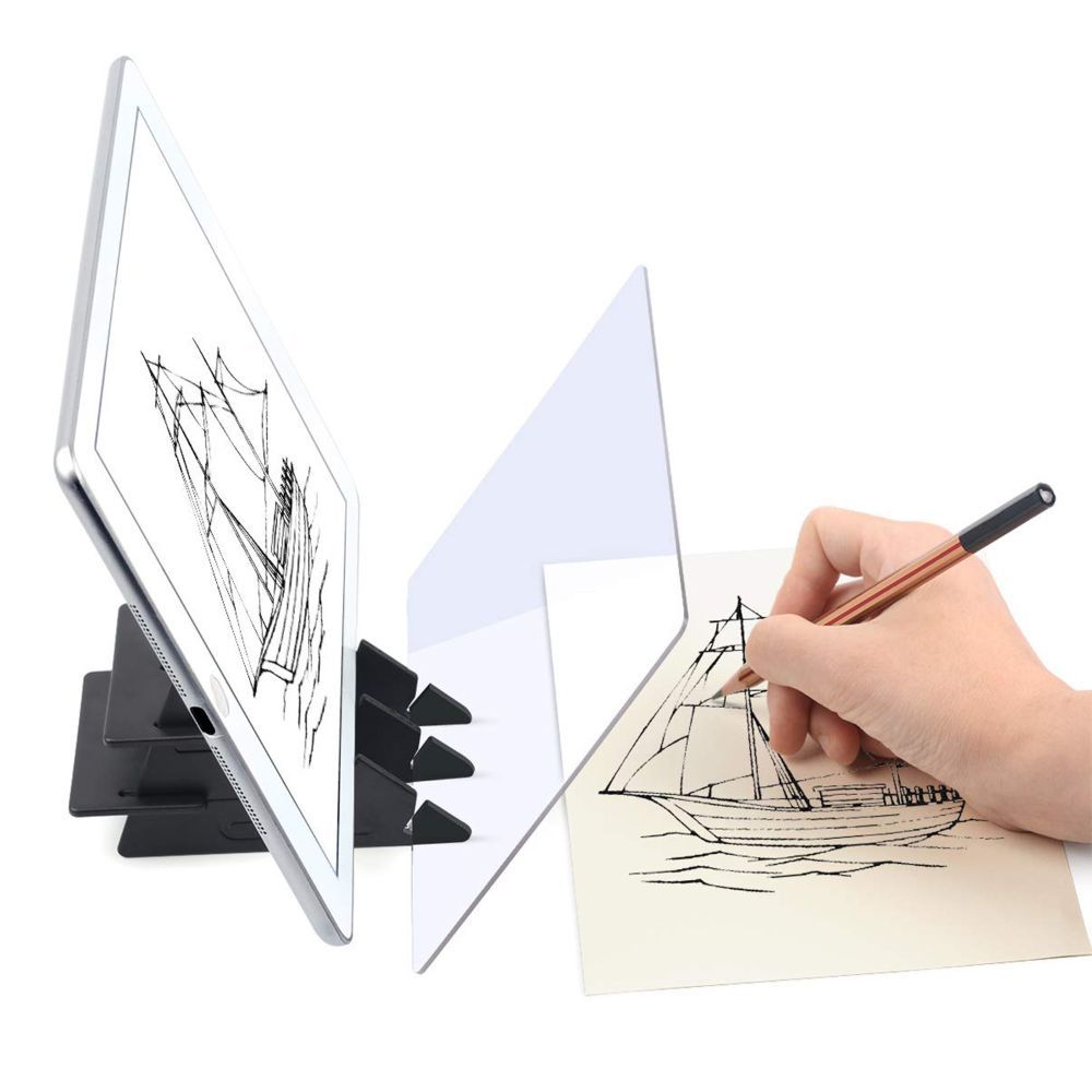 M DRAVE® Specchio Ottico con Supporto per Disegnare