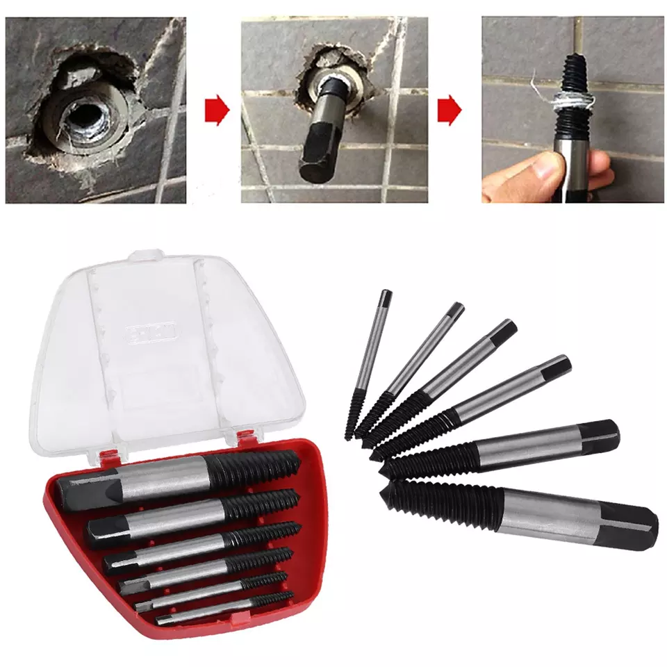 FIXOMA® Estrattore per Viti - Kit con Strumenti per Rimuovere viti Rotte o Danneggiate - immagine 2