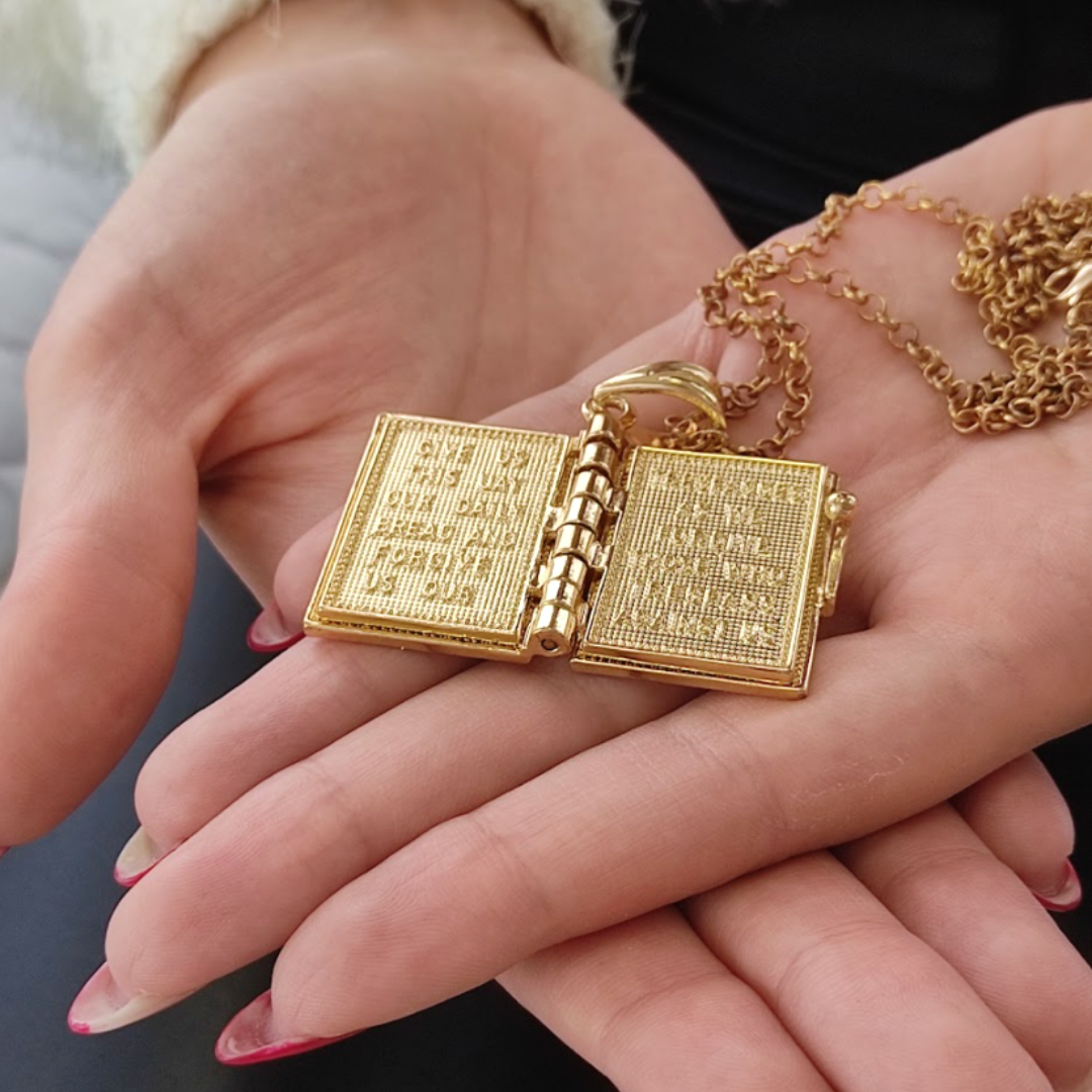 Collana con scritte sacre 1+1 GRATIS - immagine 4