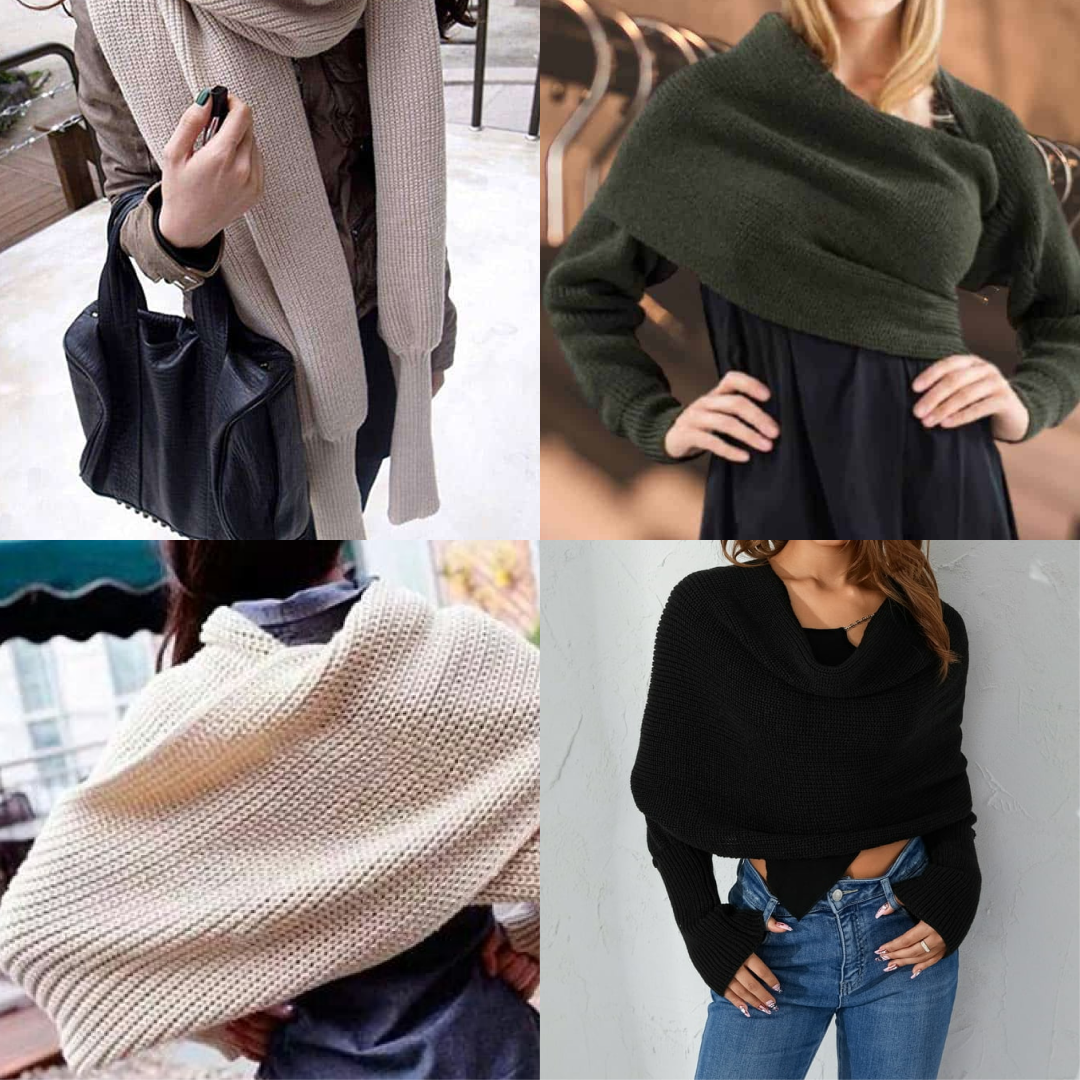 CozyWrap™ – La sciarpa 2-in-1 che si trasforma in un maglione - immagine 4