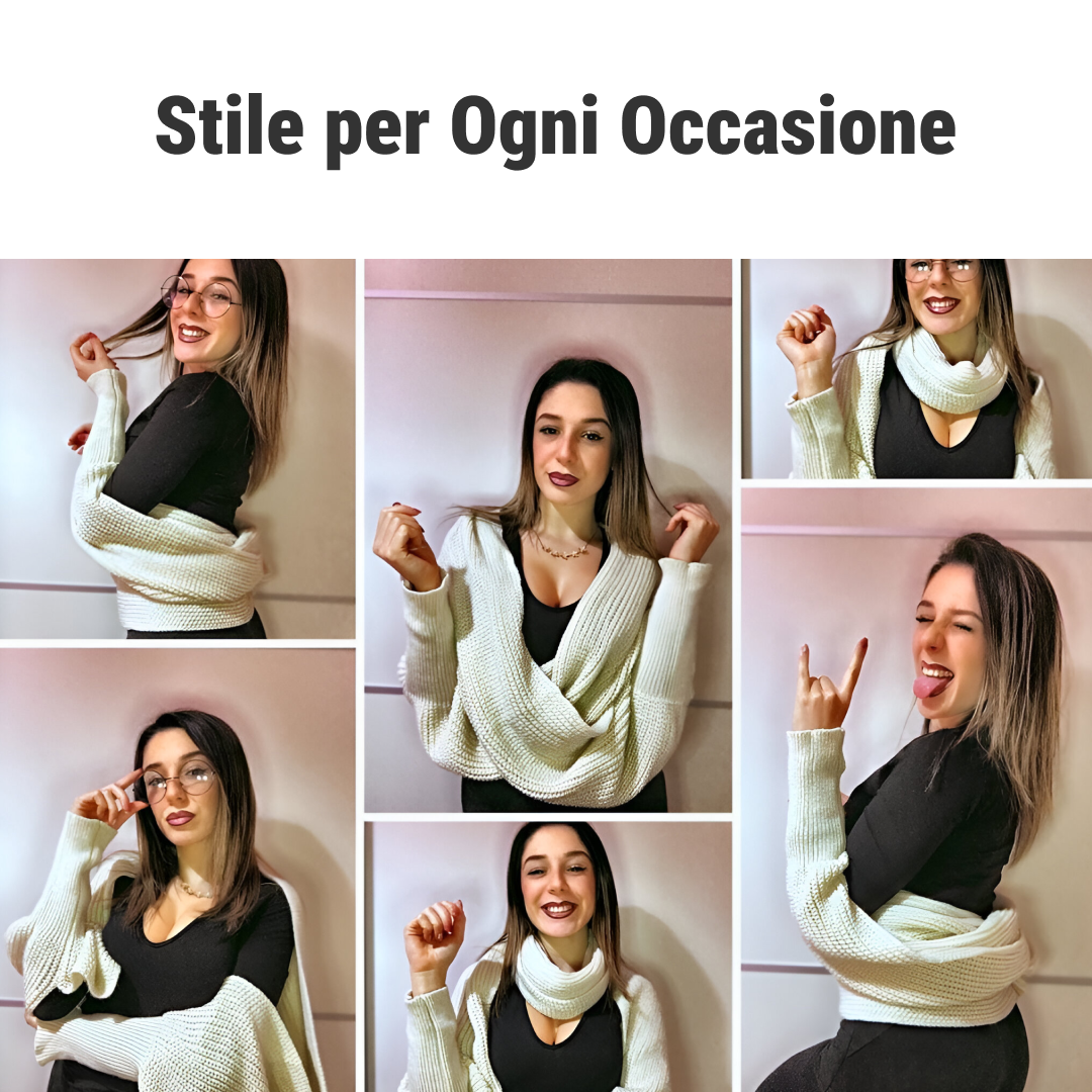 CozyWrap™ – La sciarpa 2-in-1 che si trasforma in un maglione - immagine 5