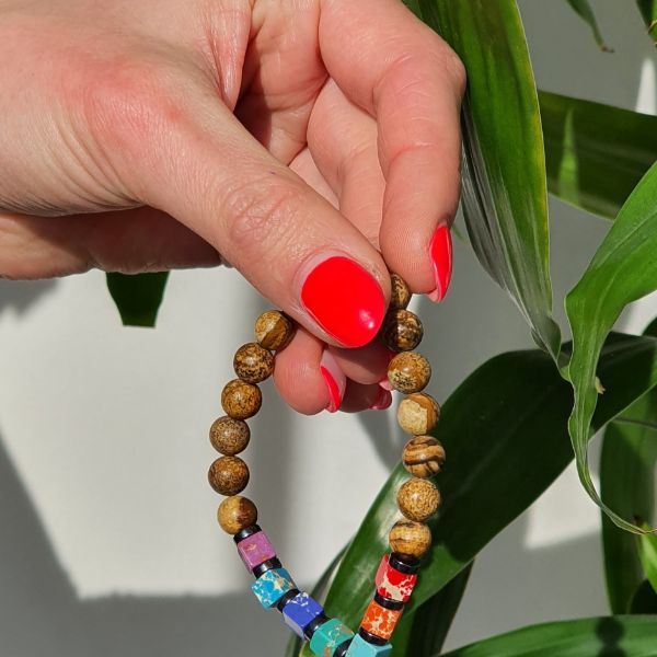 Braccialetto Chakra in pietre naturali - immagine 3