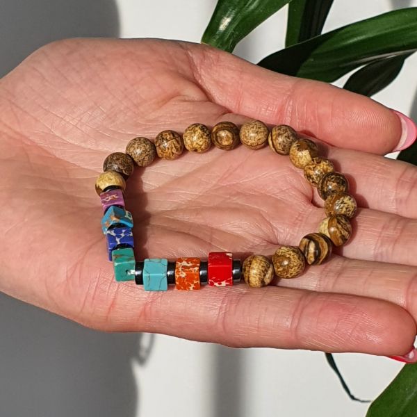 Braccialetto Chakra in pietre naturali - immagine 2