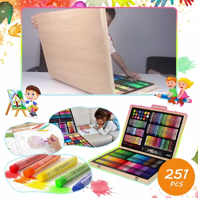 Set Creativo per Disegno e Pittura