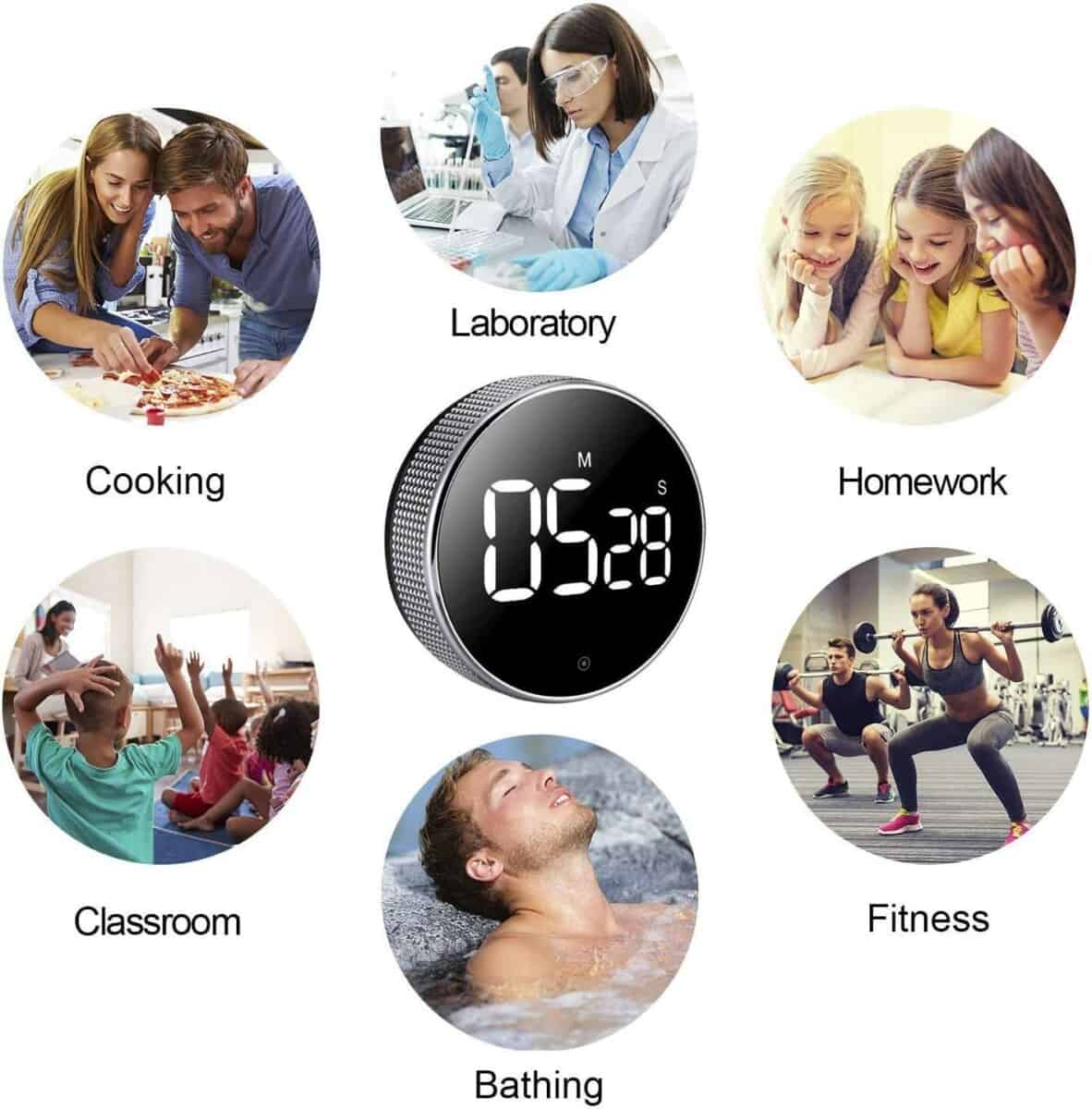 Magnetico timer digitale da cucina - immagine 5