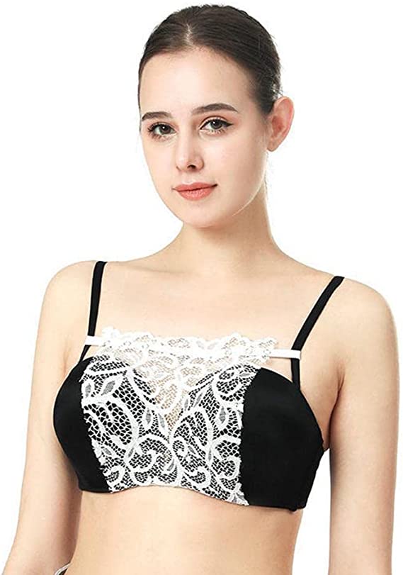 3 pezzi reggiseno invisibile in pizzo per donna - immagine 4