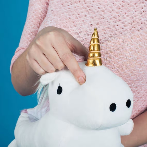Ciabatte di peluche per bambini con unicorni a LED - immagine 6