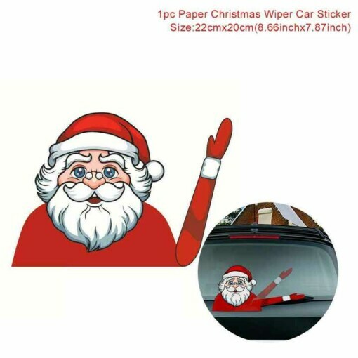 Etichetta per tergicristalli SantaWave™ - 2 pz. - immagine 4