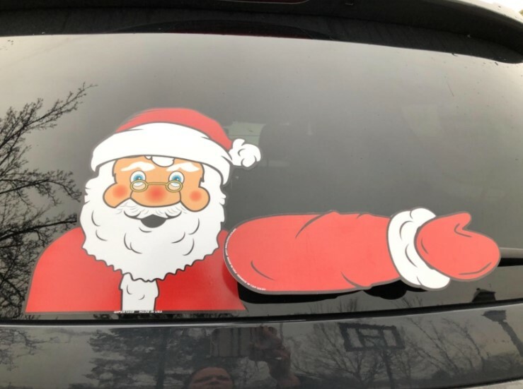 Etichetta per tergicristalli SantaWave™ - 2 pz. - immagine 8