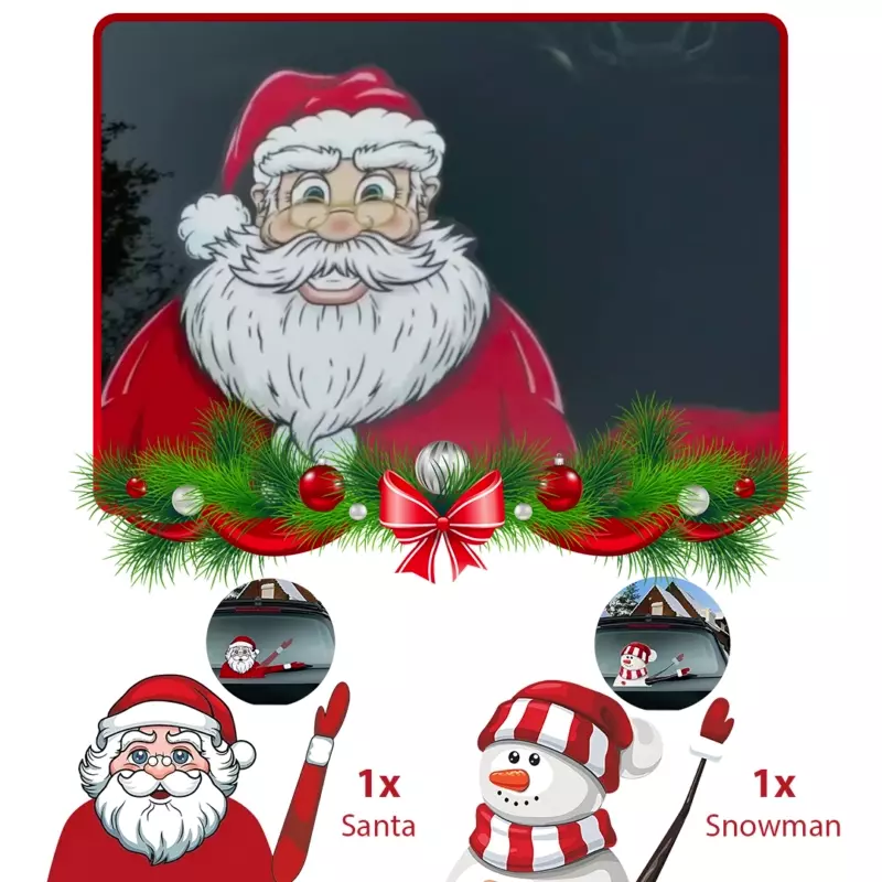 Etichetta per tergicristalli SantaWave™ - 2 pz.