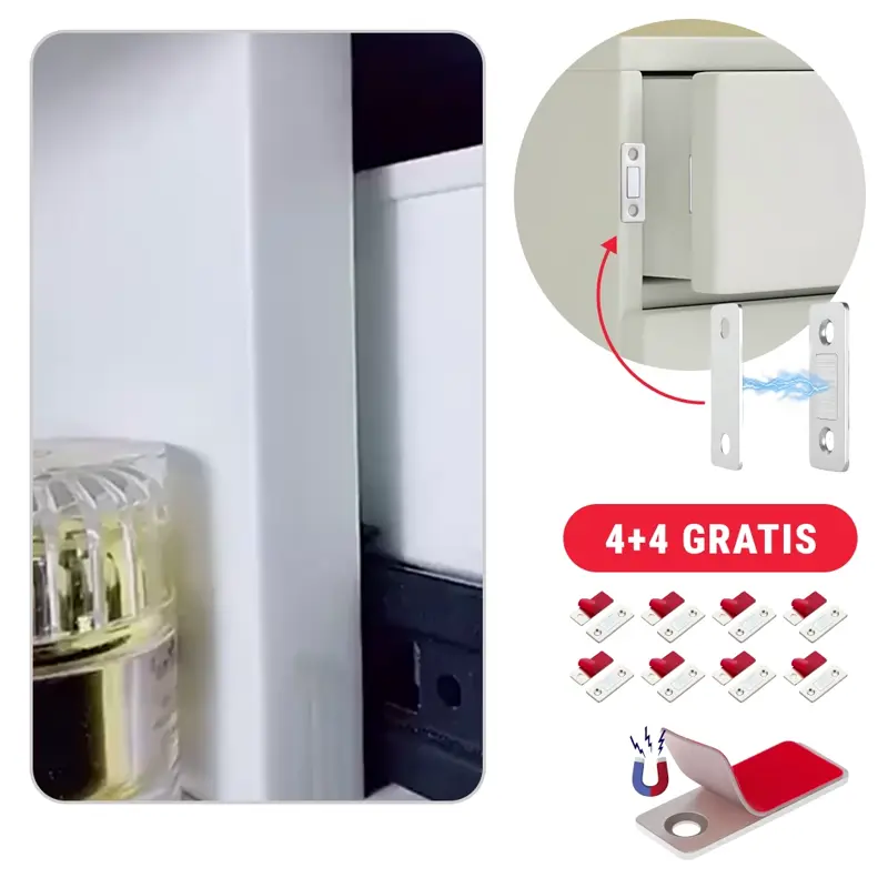 MAGRIP™ – Magneti Invisibili per Ante di Armadietti (4+4 GRATIS)
