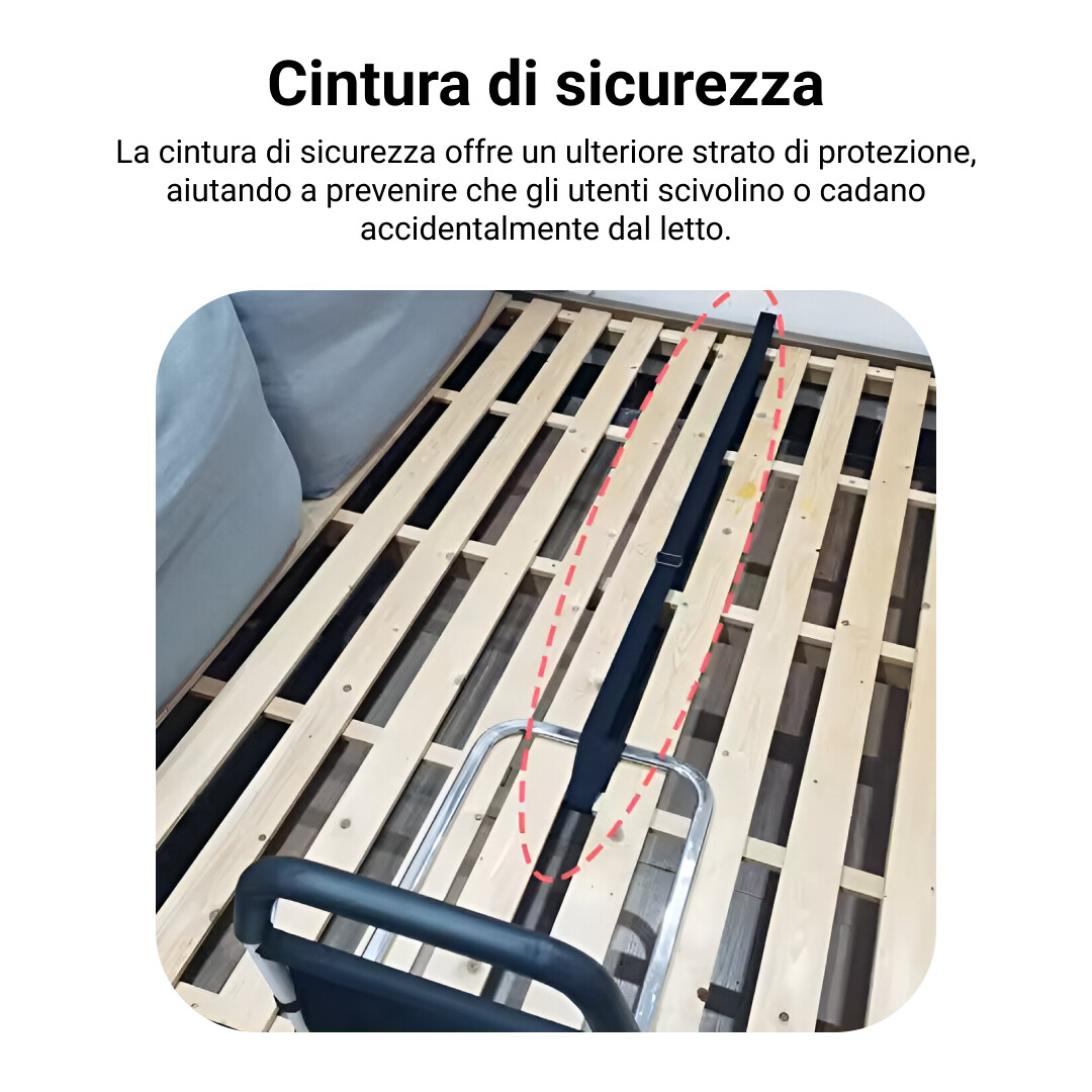 BEDMEDIC – maniglia di supporto per letto per entrare e uscire facilmente e in sicurezza (adatta a tutti i letti) - immagine 3