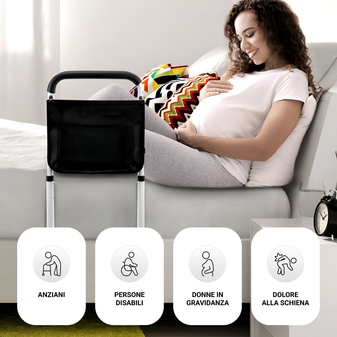 BEDMEDIC – maniglia di supporto per letto per entrare e uscire facilmente e in sicurezza (adatta a tutti i letti) - immagine 4
