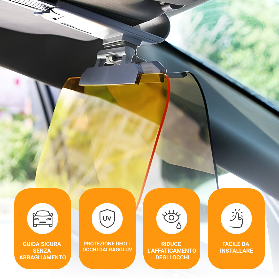 VISORSHIELD™ VISIERA SOLARE PER AUTO ANTIRIFLESSO UV - immagine 4