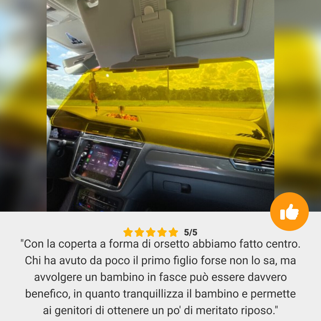 VISORSHIELD™ VISIERA SOLARE PER AUTO ANTIRIFLESSO UV - immagine 7