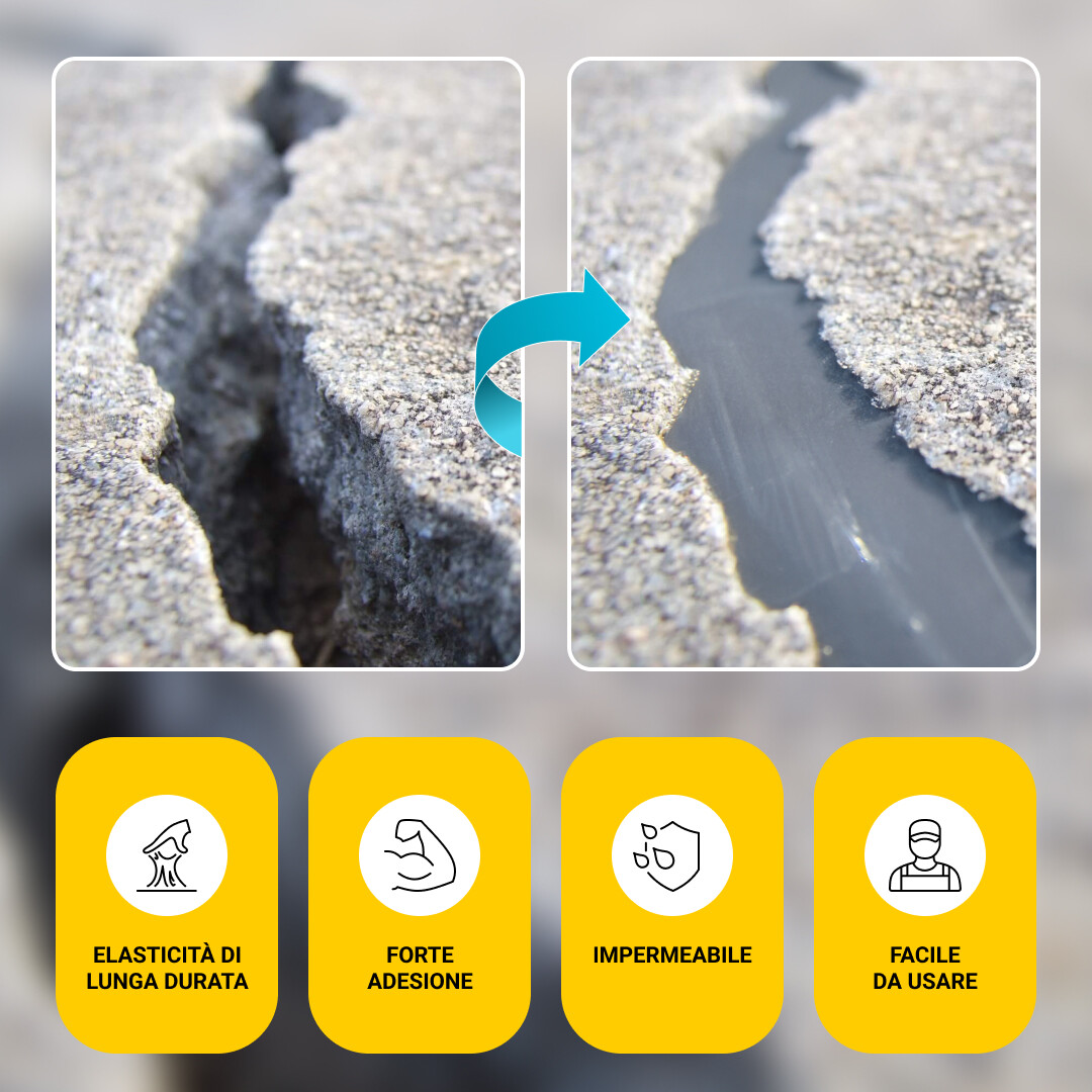 RHINOFIX GroutFlex – Sigillante in gomma liquida per crepe, perdite e impermeabilizzazione (disponibile in diverse dimensioni) - immagine 3