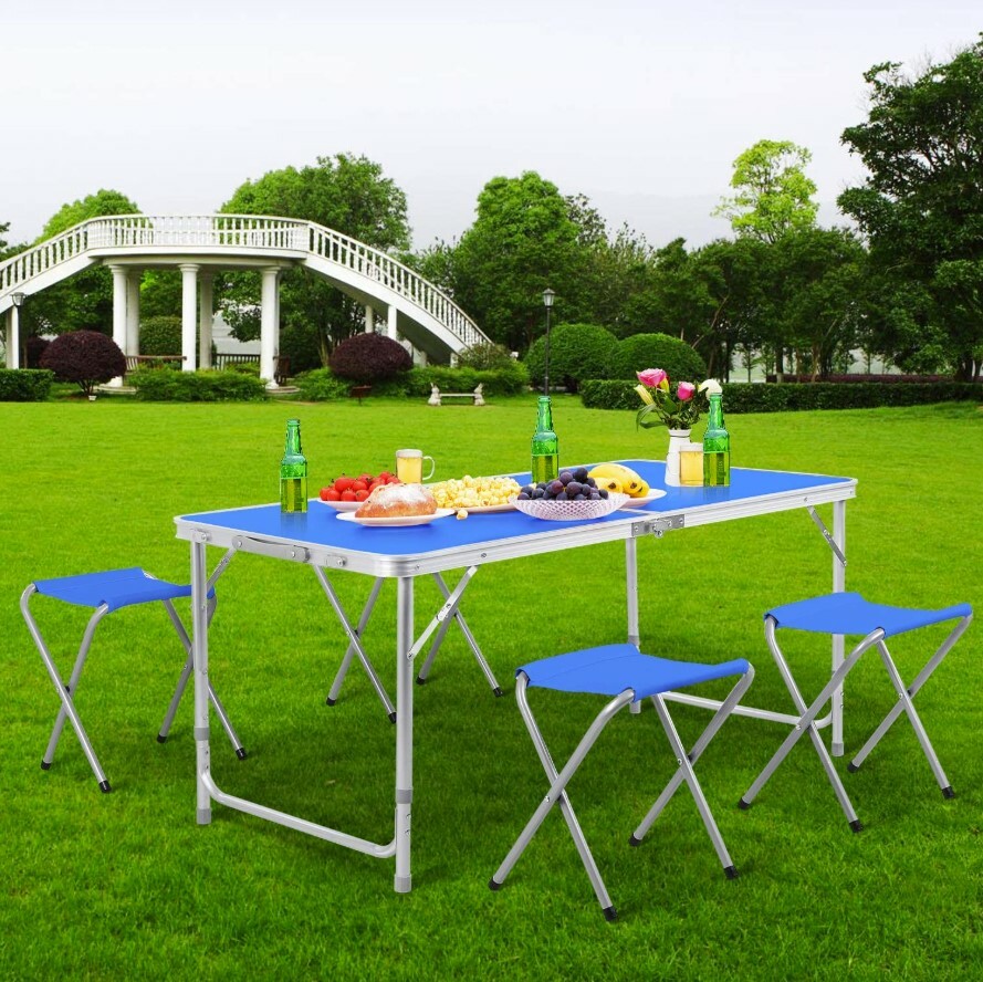 CampEase – Set Tavolo e 4 Sedie Pieghevoli - immagine 3