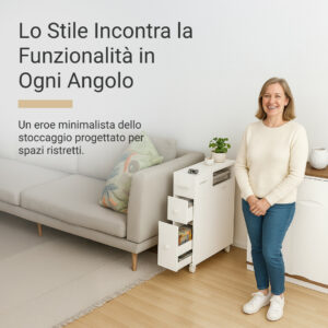Alternative view of CornerEase™ - Armadietto ad Angolo Sottile per Bagno