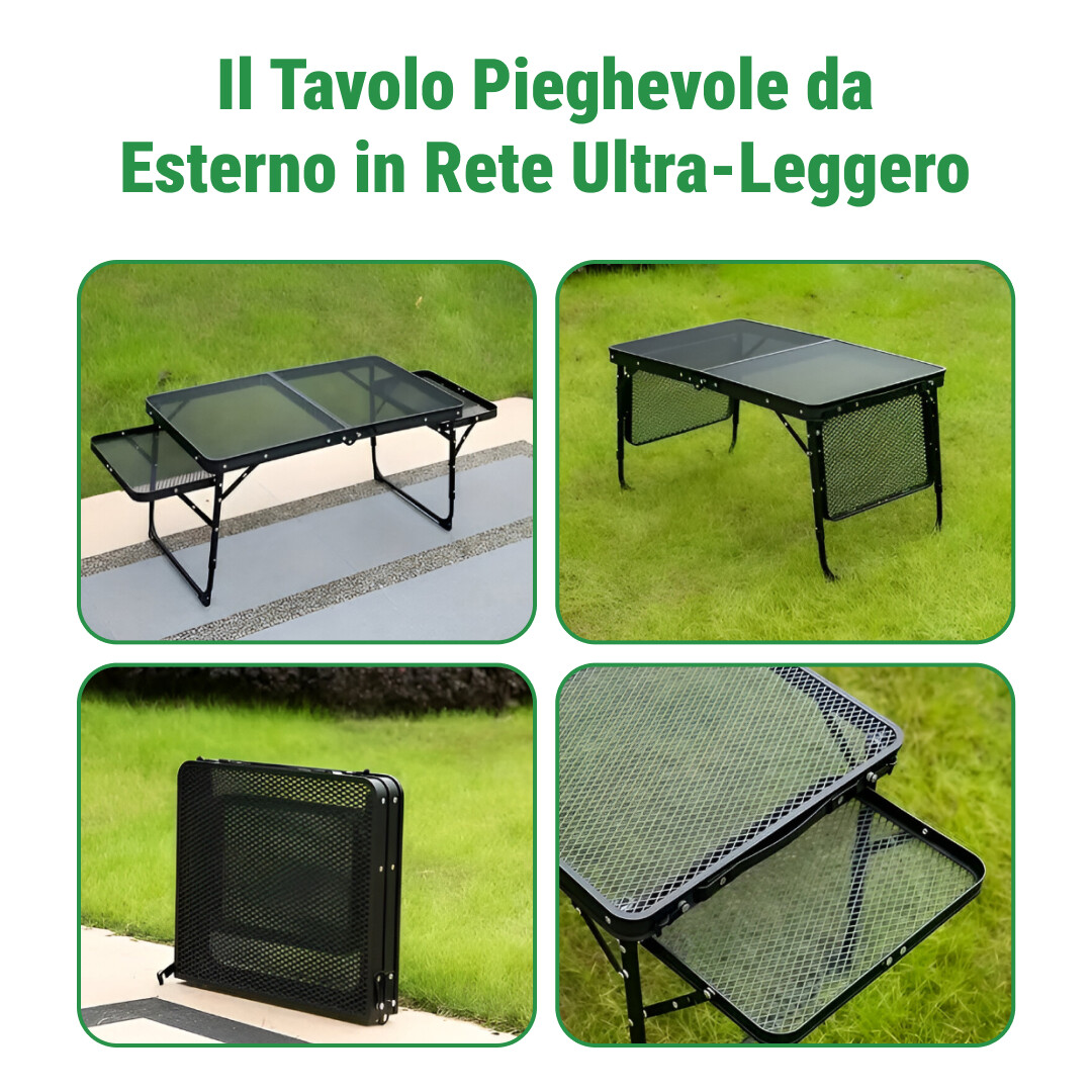 WildFold™ - Tavolo Pieghevole da Esterno in Rete - immagine 3