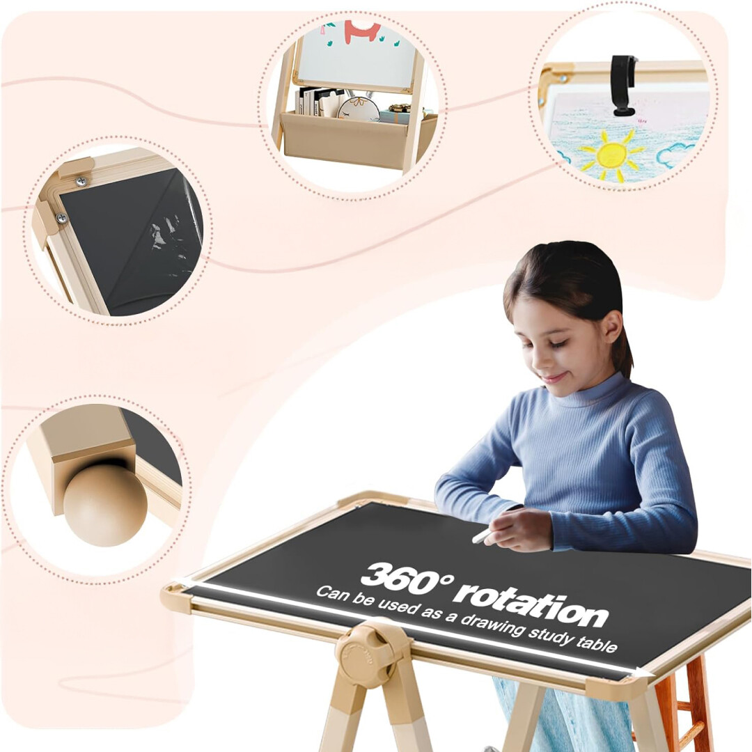 ArtBoard™ – Cavalletto Artistico Regolabile per Bambini - immagine 3