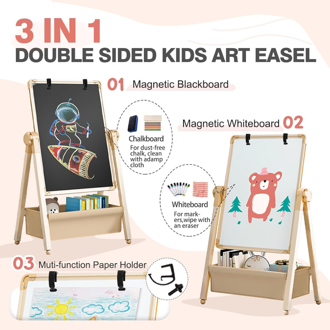 ArtBoard™ – Cavalletto Artistico Regolabile per Bambini - immagine 5