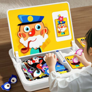 FaceBoard™ – Lavagna Magnetica Puzzle Facciale