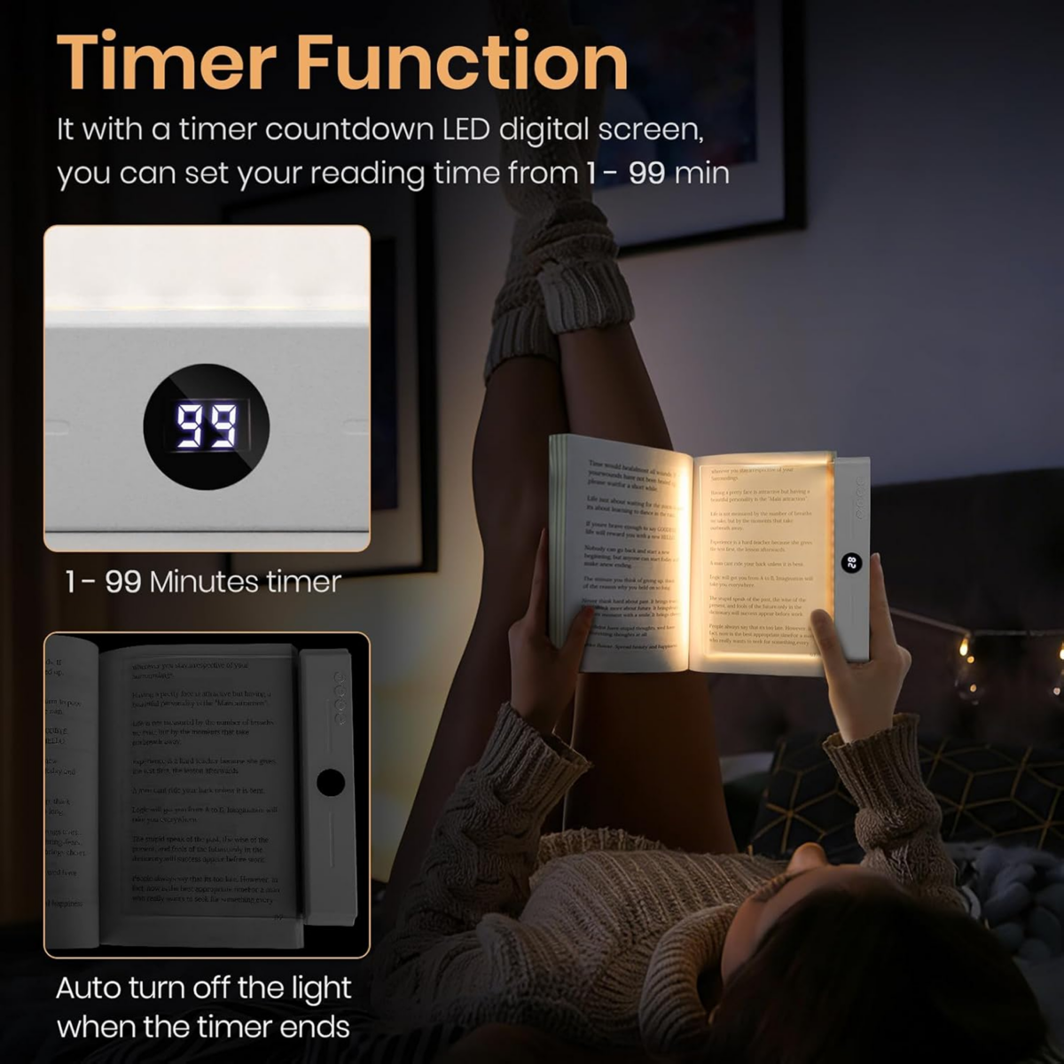 BookLight – Luce LED per lettura - immagine 5