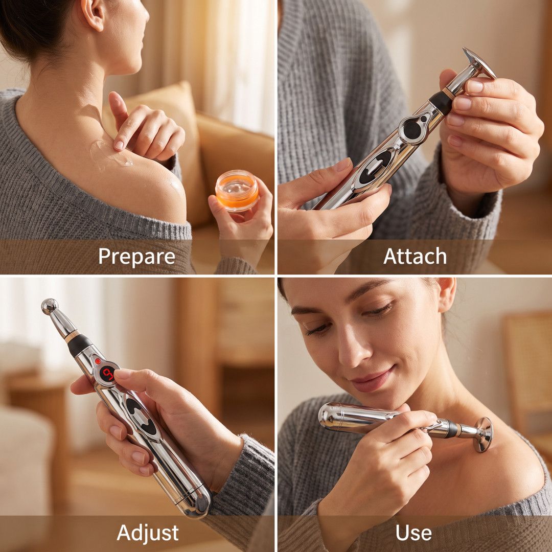 MassagePen™ – Penna Massaggiante Elettronica per Agopuntura 3-in-1 - immagine 5